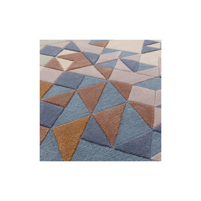Enigma blue multi rug