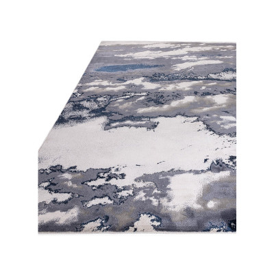 Aurora Storm Metallic Blue rug