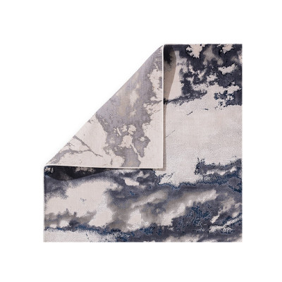 Aurora Storm Metallic Blue rug