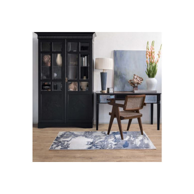 Aurora Storm Metallic Blue rug