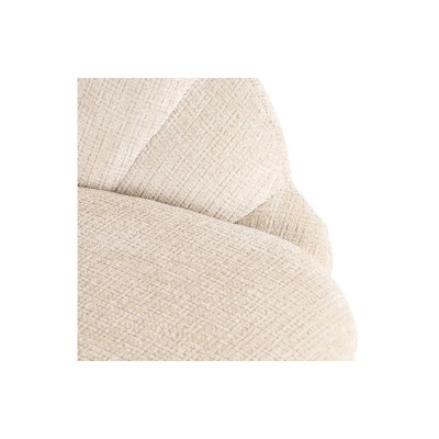Blossom beige chenille chair