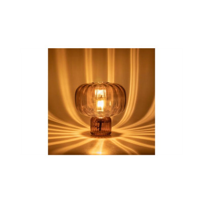 Pumpkin pink table lamp