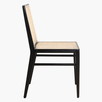 Nova black dining chair