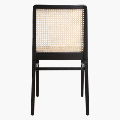 Nova black dining chair