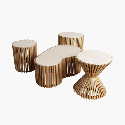 Infinity round side table