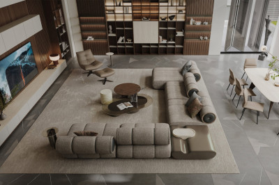 Pera glass coffee table
