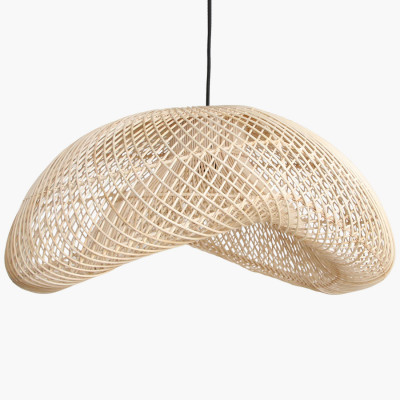 Maze rattan hanging lamp