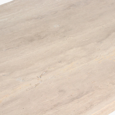 Travertin - Wood coffee table