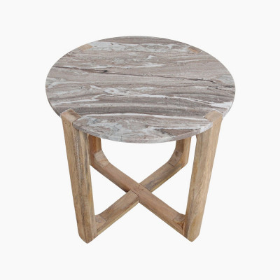Marble side table