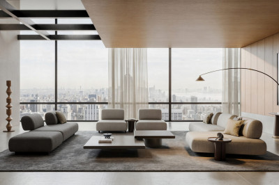 Bon Bon Natural Linea sofa