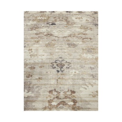 Olina Oriental beige cotton rug 