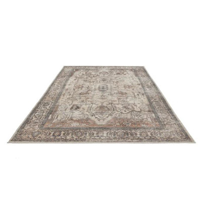 Oxana Oriental beige cotton rug
