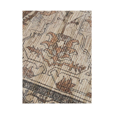 Oxana Oriental beige cotton rug