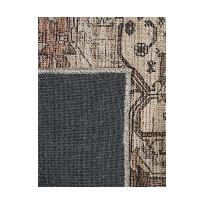 Oxana Oriental beige cotton rug
