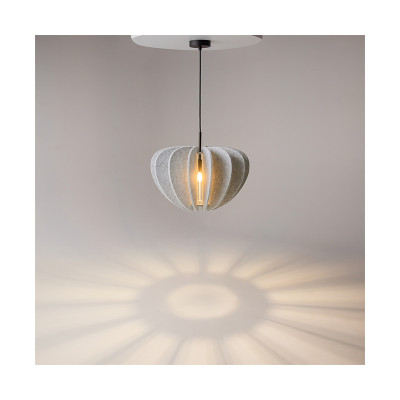 Cambio light grey pendant lamp