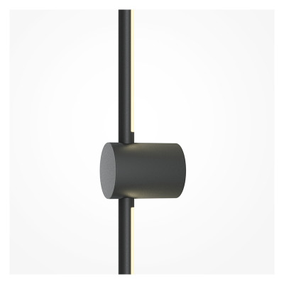 Light stick black wall lamp