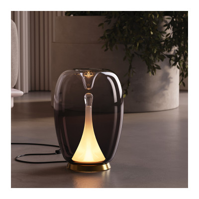 Splash grey table lamp