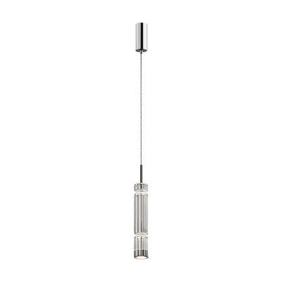 Ordo small chrome pendant lamp