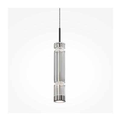 Ordo small chrome pendant lamp