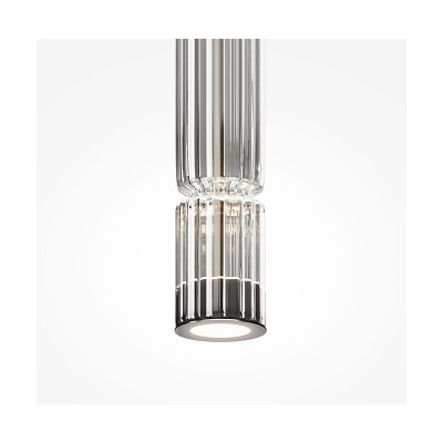 Ordo small chrome pendant lamp