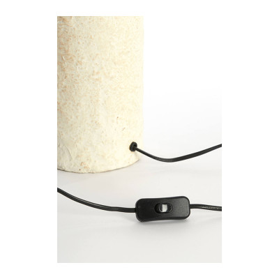 Qazu white table lamp