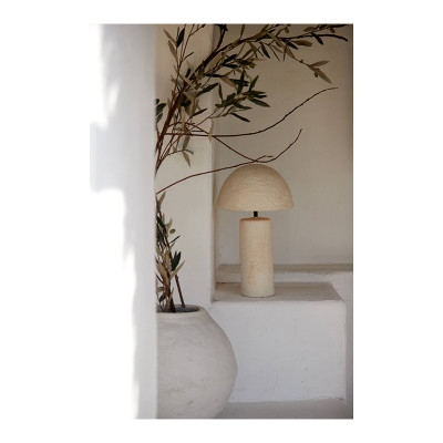 Qazu white table lamp
