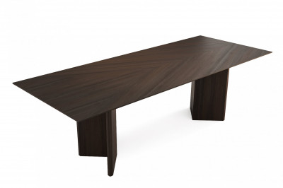 Heritage dark brown dining table