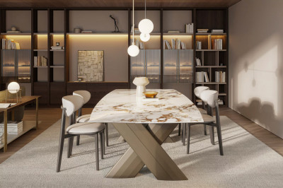 Cross Ceramic dining table