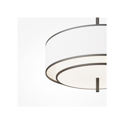 Bergamo black and white pendant lamp