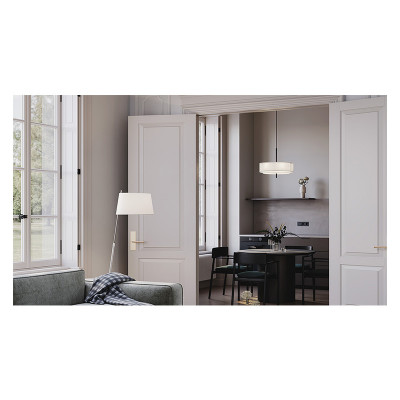 Bergamo white pendant lamp