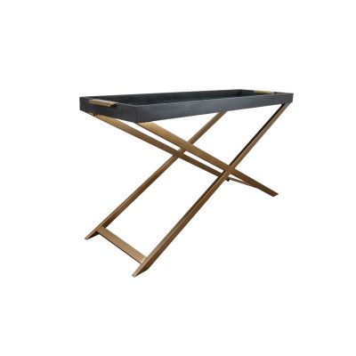 Jaques black console table