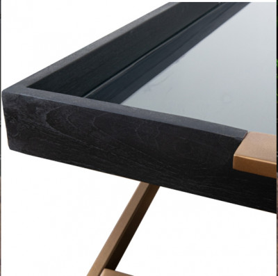 Jaques black coffee table