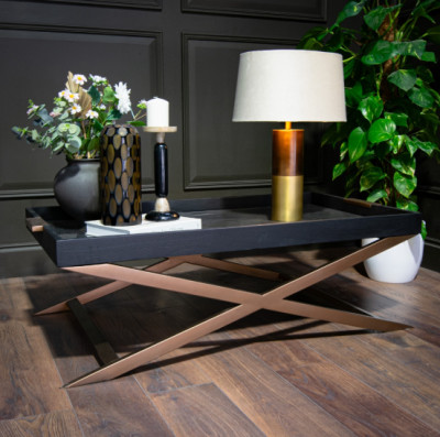 Jaques black coffee table