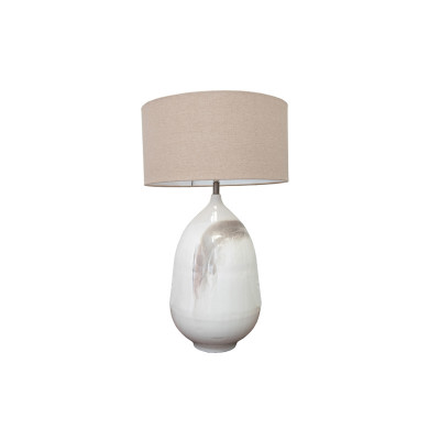Aketa feather table lamp