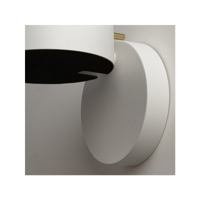 Nuance white-gold wall lamp