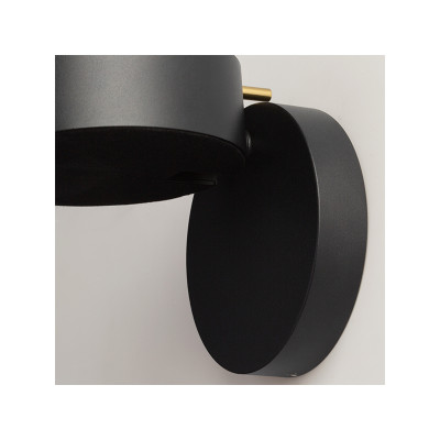 Nuance black.gold wall lamp
