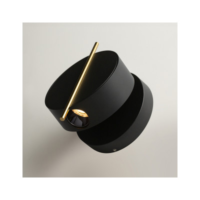 Nuance black.gold wall lamp