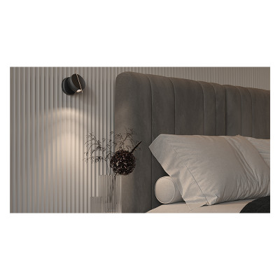 Nuance black.gold wall lamp