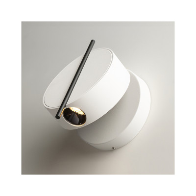 Nuance white-black wall lamp