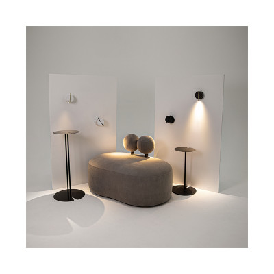 Nuance white-black wall lamp
