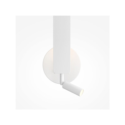 Combo white wall lamp