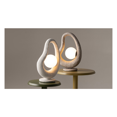 Opus grey table lamp