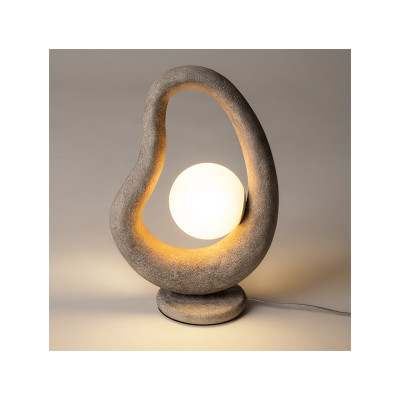 Opus grey table lamp