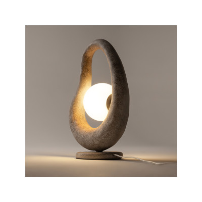 Opus grey table lamp