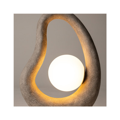 Opus grey table lamp