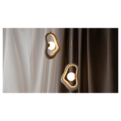 Opus white pendant lamp