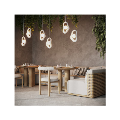 Opus grey pendant lamp