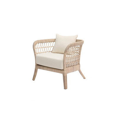 Pilcomayo natural rattan armchair