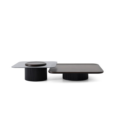 Solid coffee table