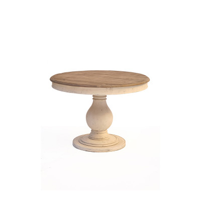 Portugal natural and white pine dining table